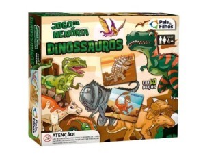 Jogo da Memoria Dinossauros - PAIS & FILHOS