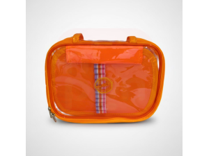 Estojo Box Super Clear Neon com Caneteiro – Snaker 